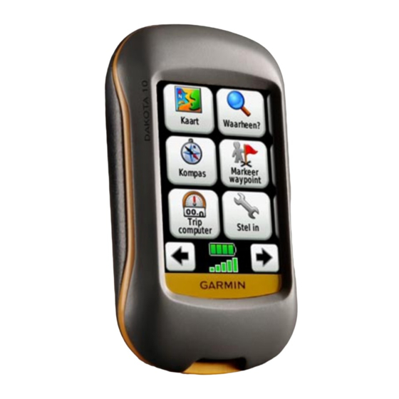 Garmin Dakota 10 Schnellstartanleitung