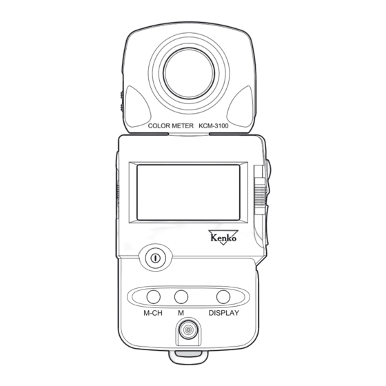 Kenko KCM-3100 Bedienungsanleitung