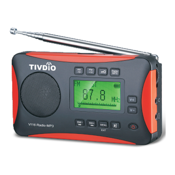 TIVDIO V116 Bedienungsanleitung