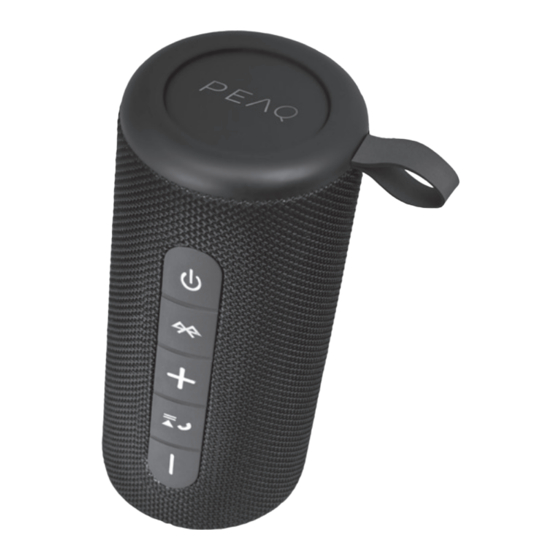 Peaq PPA401BT-B Bedienungsanleitung