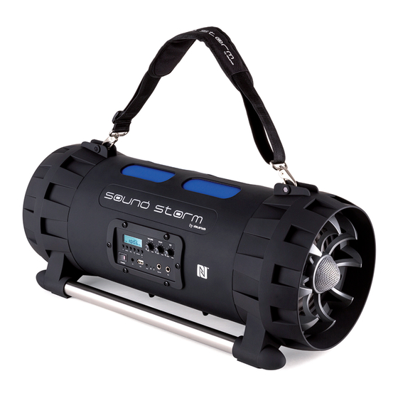 auna Ghettoblaster Soundstorm Handbuch