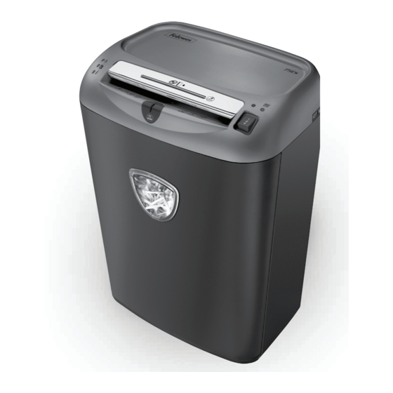 Fellowes Powershred 75Cs Bedienungsanleitung