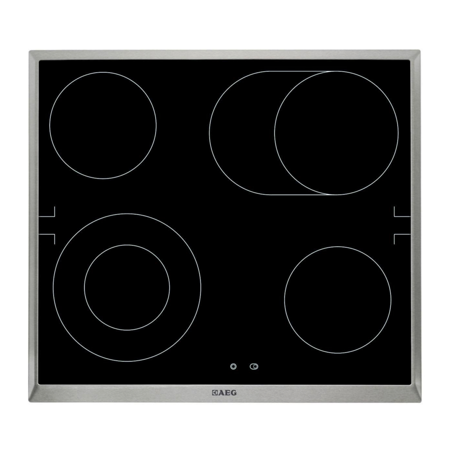 AEG HE604060XB Benutzerinformation