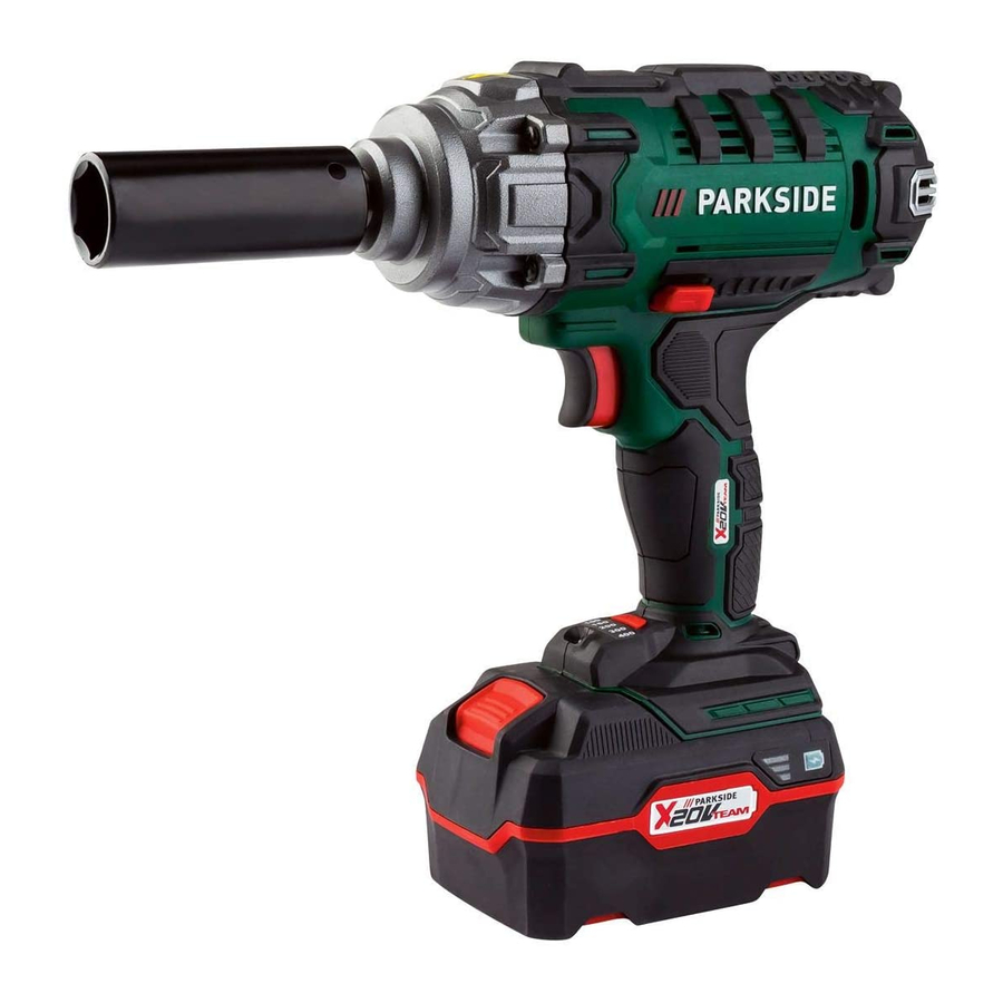 Parkside PASSK 20-Li A1 Originalbetriebsanleitung