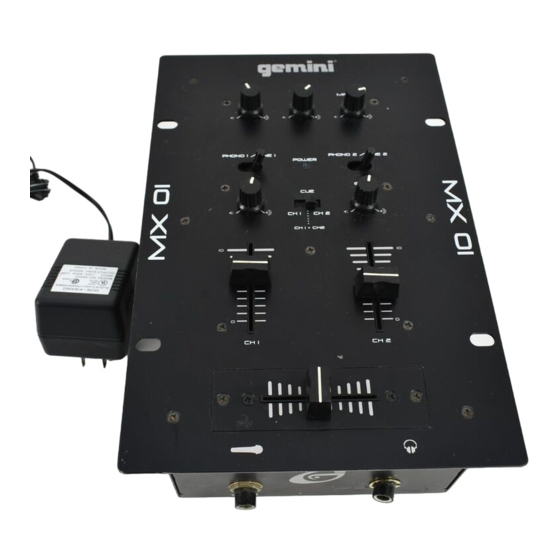 Gemini MX-01 Bedienungshandbuch