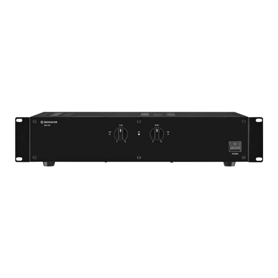 Monacor STA-125 Bedienungsanleitung