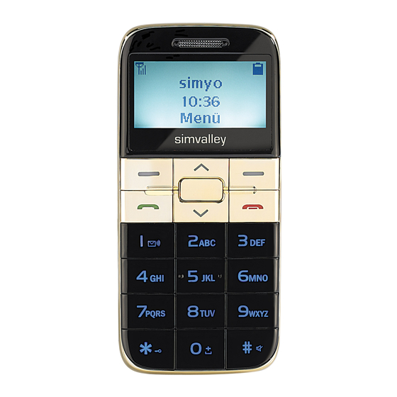 simvalley MOBILE Easy 5 Bedienungsanleitung