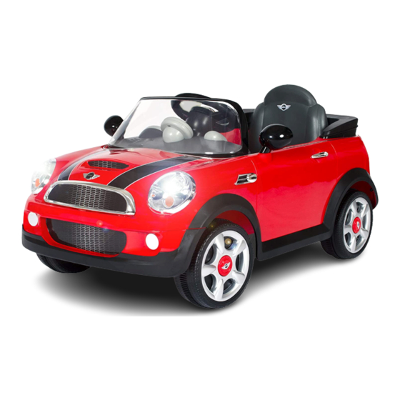 Rollplay Mini Cooper S Montage- Und Bedienungsanleitung
