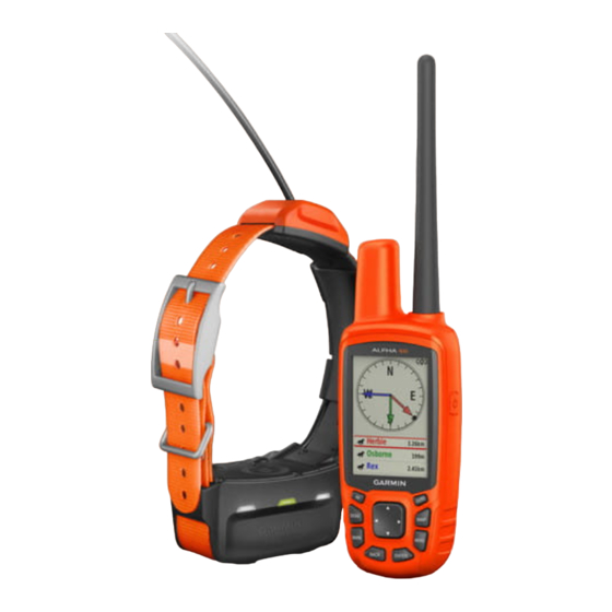 Garmin Alpha 50 Benutzerhandbuch