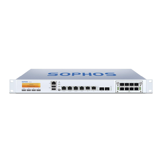 Sophos SG 210 Schnellstartanleitung