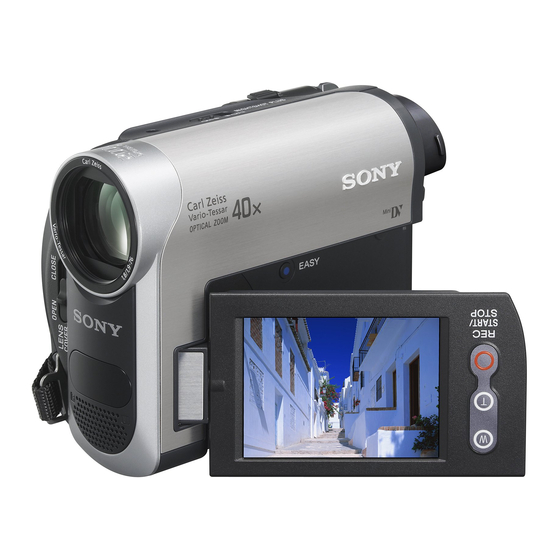 Sony Handycam DCR-HC37E Handbücher