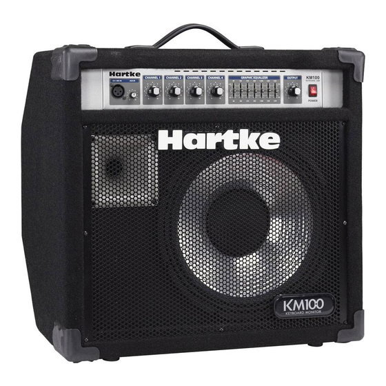 Hartke KM100 Handbuch