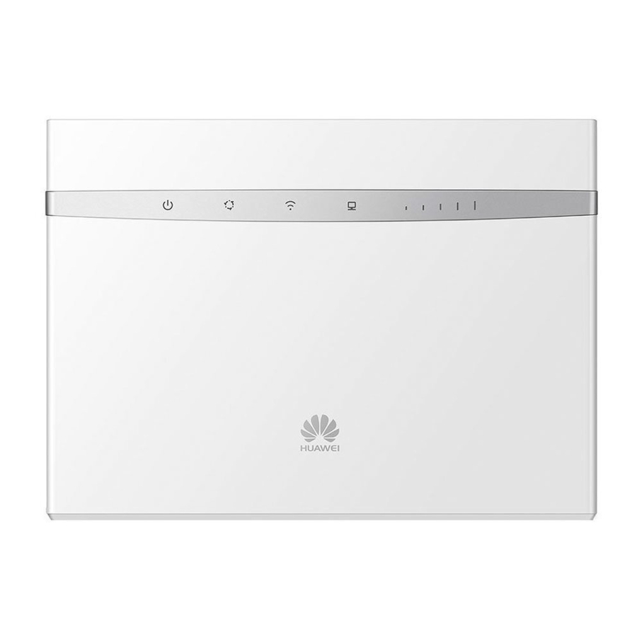 Huawei B525 LTE CPE Schnellstartanleitung