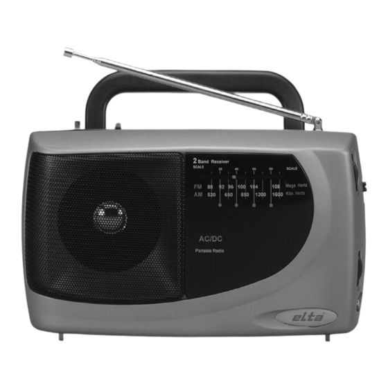 elta 3642 Bedienungsanleitung
