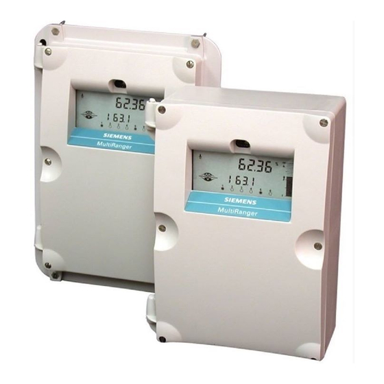 Siemens multiranger 100 Betriebsanleitung