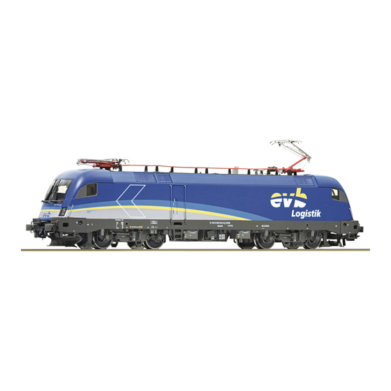 roco BR 182 EVB Bedienungsanleitung