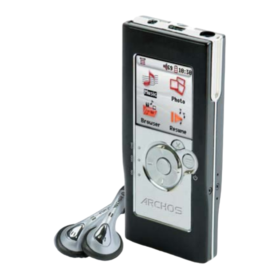 Archos 104 Benutzerhandbuch