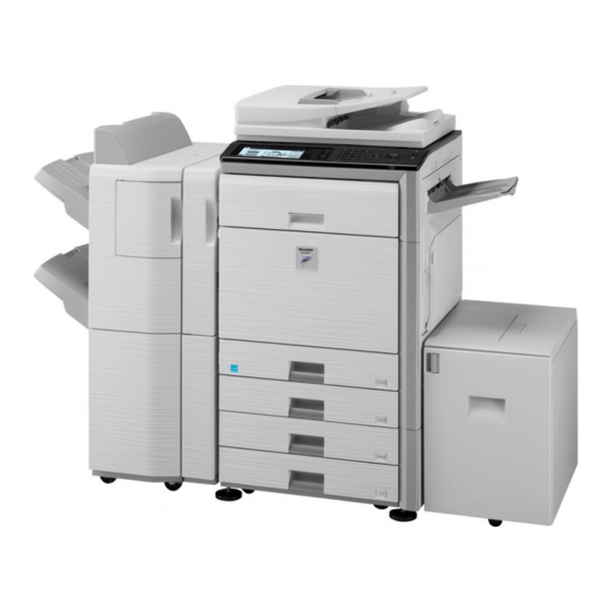 Sharp MX-M363U Kurzanleitung