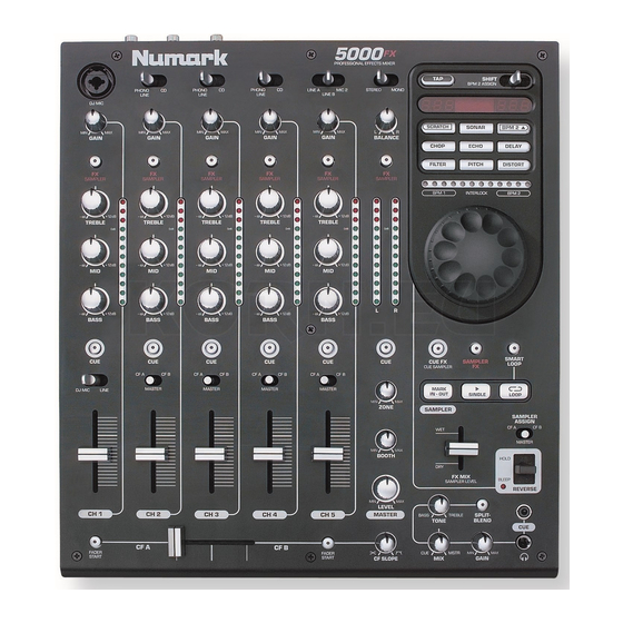 Numark 5000FX Schnellstartanleitung