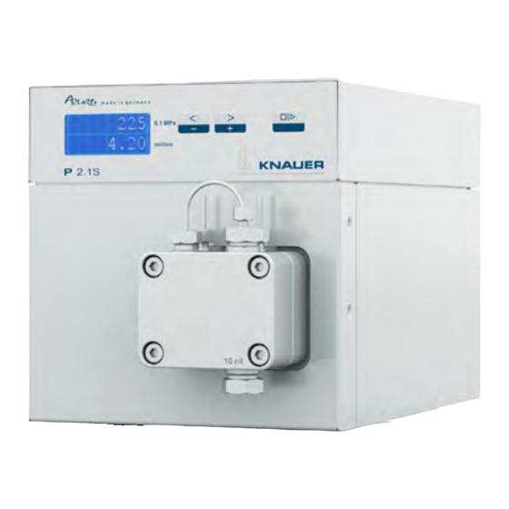 Knauer Azura P 4.1S Betriebsanleitung
