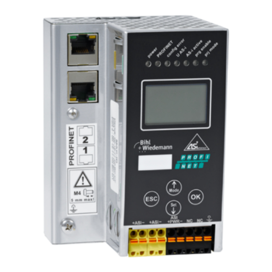 bihl+Wiedemann BWU3758 Montageanweisung
