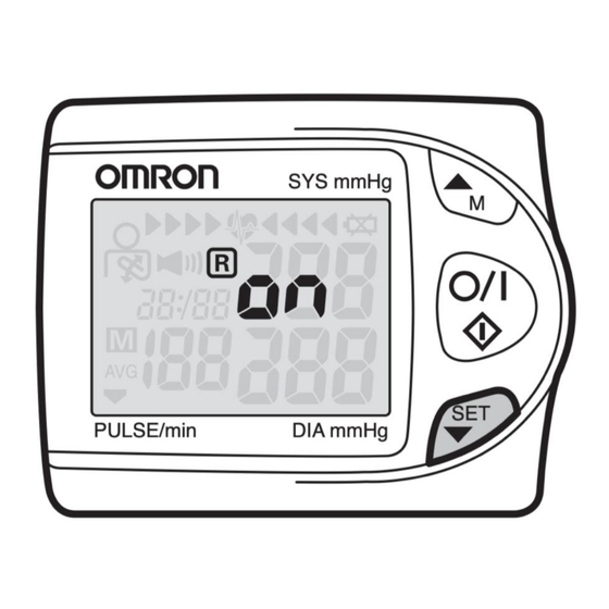 Omron R5 Professional Handbuch