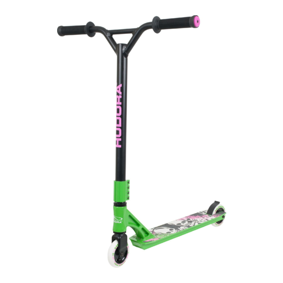 Hudora Stunt Scooter XX-222 Aufbau- Und Gebrauchsanleitung
