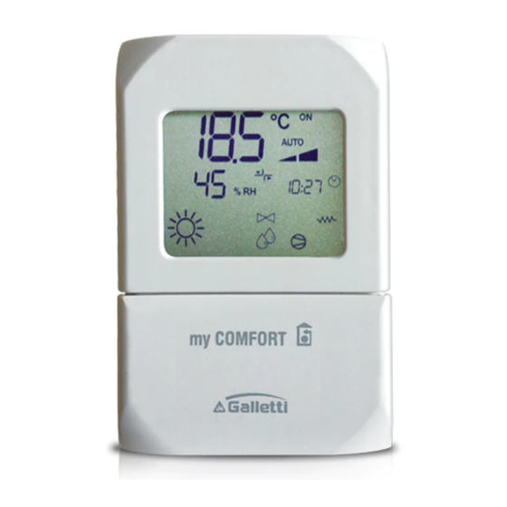 Galletti MYCOMFORT LARGE Bedienungsanleitung