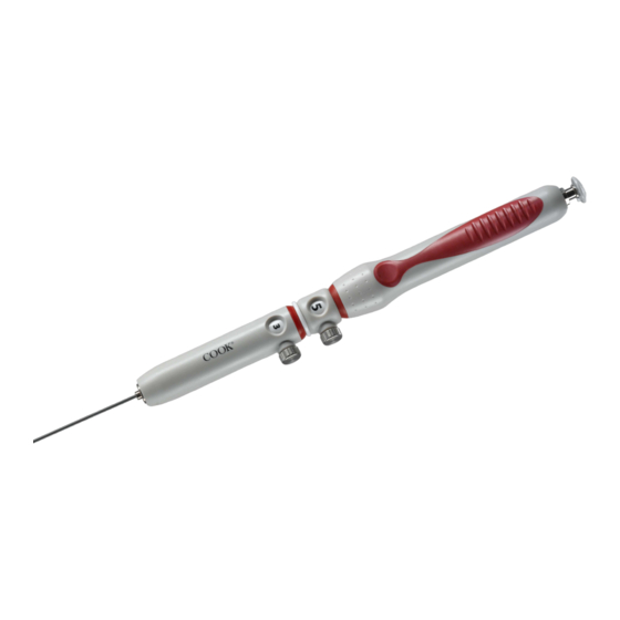 COOK Medical EchoTip Ultra Bedienungsanleitung