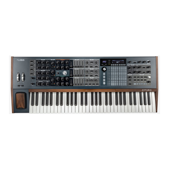 Arturia POLYBRUTE Bedienungsanleitung