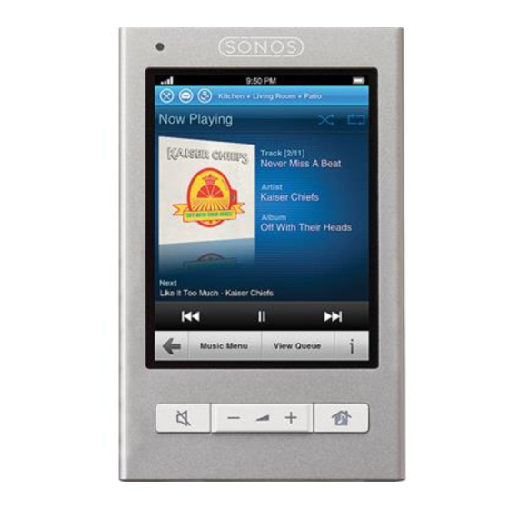 Sonos CONTROL Benutzerhandbuch
