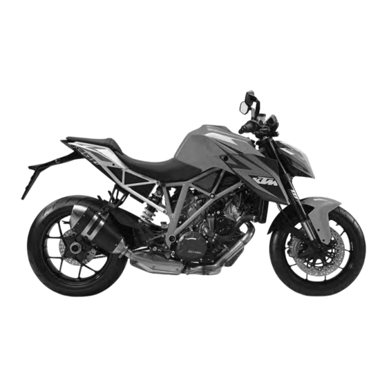 KTM 2004 1290 Super Duke R EU Bedienungsanleitung
