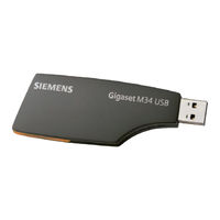 Siemens Gigaset M34 USB PC Adapter Installation