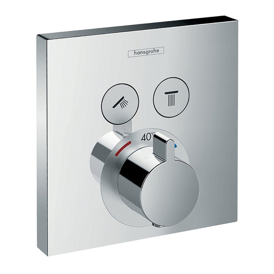 HANSGROHE Shower Select 15763000 Gebrauchsanleitung, Montageanleitung