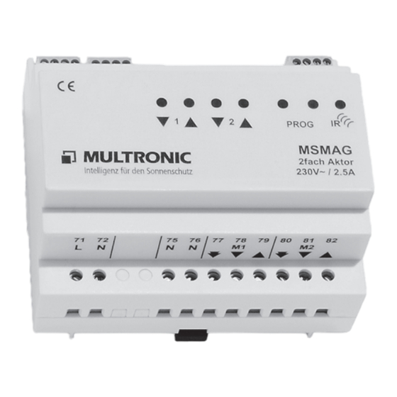 RSI MULTRONIC MSMAG Handbuch