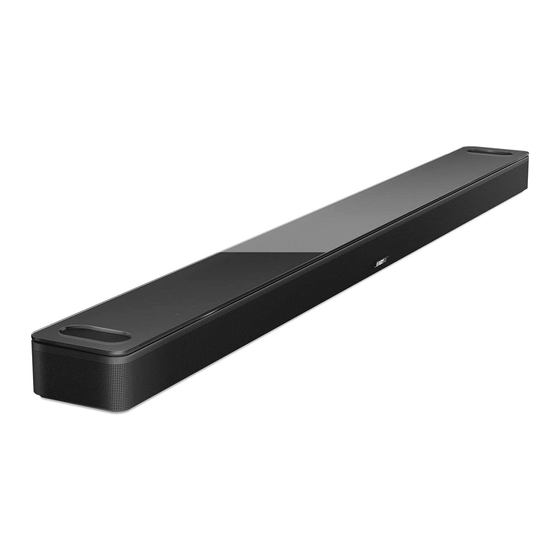 Bose SMART SOUNDBAR 900 Bedienungsanleitung