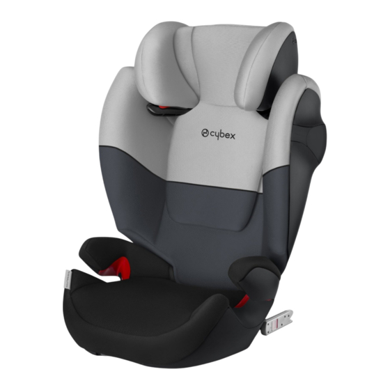 Cybex Silver SOLUTION M-FIX Bedienungsanleitung