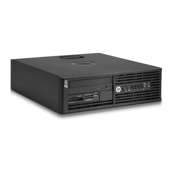 HP Z220 SFF Benutzerhandbuch