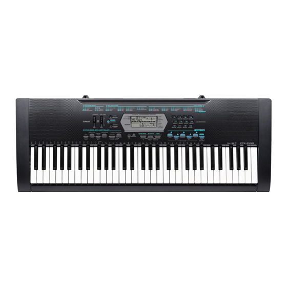 Casio CTK-2100 Bedienungsanleitung