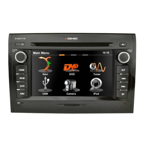 ZENEC Z-E3715 Installationsanleitung