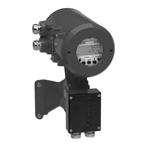 KROHNE IFC 090 F-EEx Betriebsanleitung