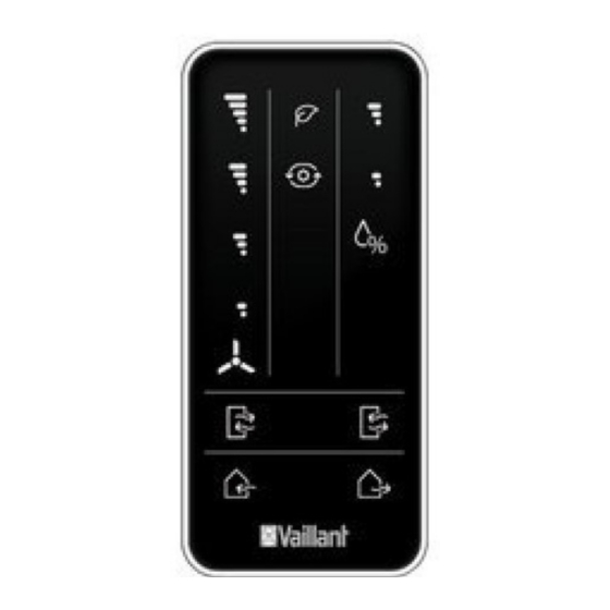 Vaillant VAZ RC Betriebsanleitung