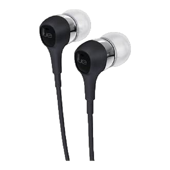 Logitech ULTIMATE EARS Bedienungsanleitung