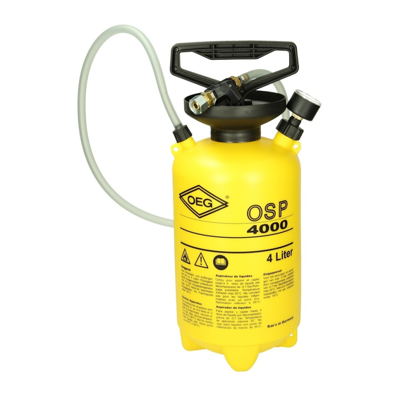 OEG OSP4000 Gebrauchsanleitung