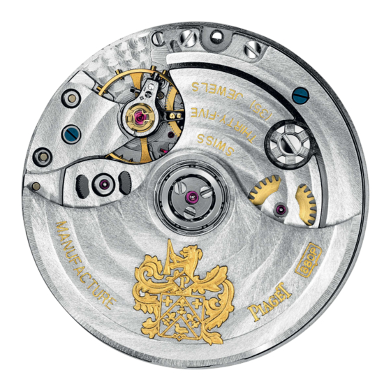 Piaget 880P Bedienungsanleitung