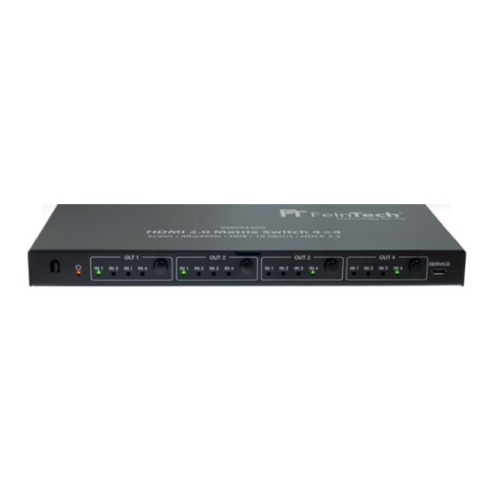 FeinTech VMS04400 Bedienungsanleitung