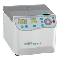 Hermle Z 207 A Bedienungsanleitung