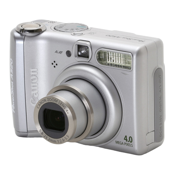 Canon PowerShot A520 Bedienungsanleitung