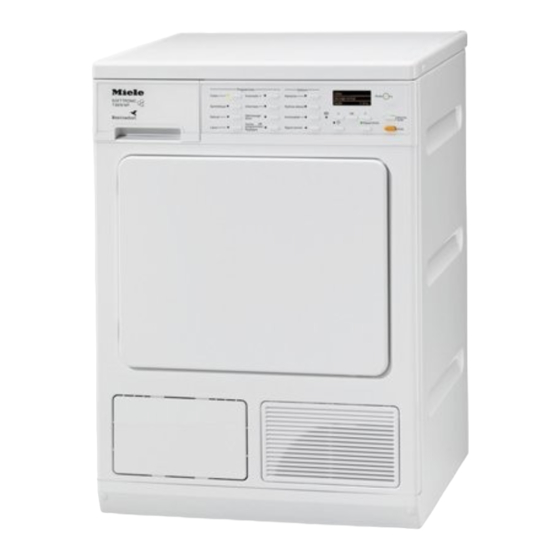 Miele T 89-97 WP CH Gebrauchs- Und Montageanweisung