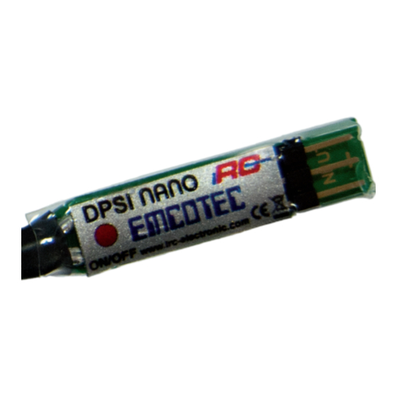 IRC EMCOTEC DPSI Nano Kurzanleitung